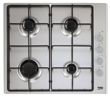 Beko HIGG641C3SX Acciaio inox Da incasso 60 cm Gas 4 Fornello(i)