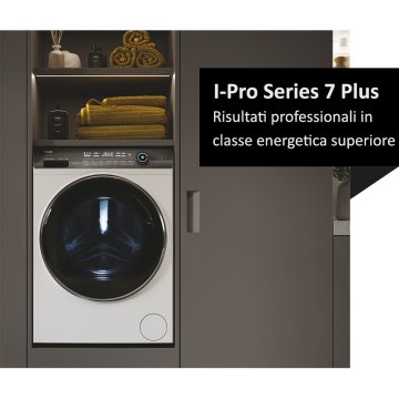 Haier I-Pro Series 7 Plus , Lavatrice, 11kg, Classe A-30%, 1400 giri, Bianco, HW110-B14979EU1IT