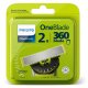 Philips Norelco OneBlade 360 Lama di ricambio per Viso, confezione da 2 Lame QP420/50 8