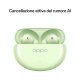 OPPO Enco Air4 Auricolari True Wireless, 44h di Autonomia, Driver in Titanio, Bluetooth 5.4, Controlli Touch, Cancellazione del rumore AI, Android e iOS, IP55, [Versione Italiana], Fresh Mint 4