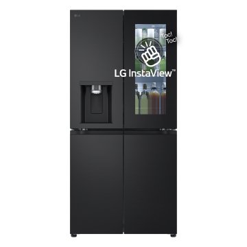 LG InstaView GMG860EPBE Frigorifero Multidoor Slim , Classe E, 508L, Wi-Fi, UVnano, Nero