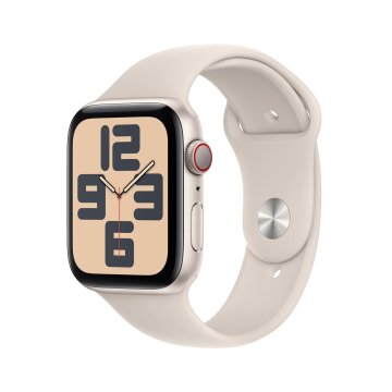 Apple Watch SE GPS + Cellular Cassa 44mm in Alluminio Galassia con Cinturino Sport Galassia - M/L