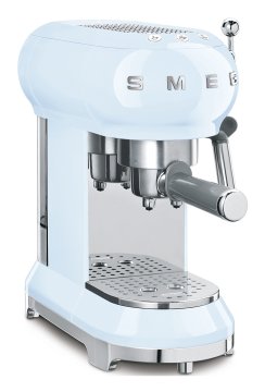 Smeg Macchina da Caffè Espresso Manuale 50's Style – Azzurro LUCIDO – ECF01PBEU