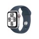 Apple Watch SE GPS + Cellular Cassa 40mm in Alluminio Argento con Cinturino Sport Blu Tempesta - M/L 2