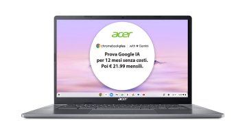 Acer Chromebook Plus 515 CB515-2H-34ZU Laptop con IA Google, 15.6" Full HD, Intel Core i3-1215U, 8GB DDR5-SDRAM, 256GB SSD, Wi-Fi 6E (802.11ax), ChromeOS, Grigio, con funzioni di intelligenza artifici