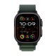 Apple Watch Ultra 2 GPS + Cellular 49mm Cassa Titanio Nero con Dark Green Alpine Loop - Medium 3