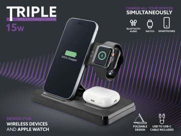 Cellularline Triple Station 3 in 1