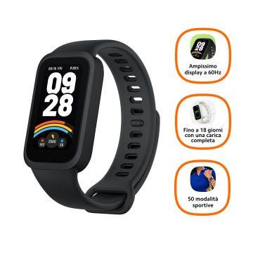 Xiaomi Smart Band 9 Active Digitale Braccialetto per rilevamento di attività 3,73 cm (1.47") Nero