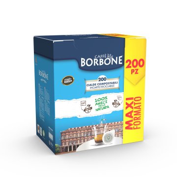 Caffè Borbone 44BNERADECISA200PZ Cialde caffè 200 pz