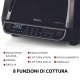 Ariete 4635 Air Fryer Grill, Friggitrice ad aria e Griglia, Bistecchiera,1700W, Capacità 8L, Friggi e Griglia, 8 funzioni di cottura, Timer, Nero 5