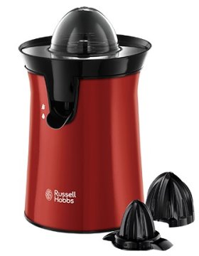 Russell Hobbs Colour Plus+ spremiagrumi elettrico 60 W Nero, Rosso