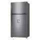 LG GTF916PZPED Frigorifero doppia porta maxi, Classe E, 592L, Wi-Fi, Dispenser acqua, Inox 18