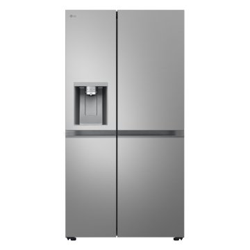 LG GSLE81PYBC Frigorifero Side-by-Side, Classe C, 628L, Wi-Fi, Dispenser senza allaccio, Total No Frost, Prime Argento