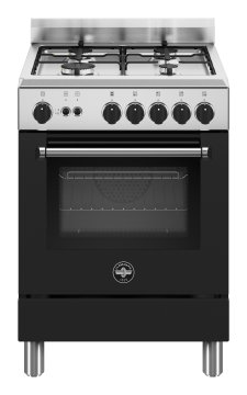 Bertazzoni La Germania Americana AMN664GNEV/24 cucina Elettrico Gas Nero