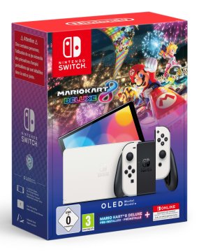 CONSOLE NINT.SWITCH OLED +MARIO KART 8 DLX+12M NSO