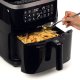 Ariete 4636 Friggitrice ad aria con funzione vapore+ Grill, 1700W, Funzione essiccazione, 10 funzioni di cottura, Cestello trasparente, Timer, Luce interna, Nero 5