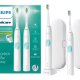 Philips Sonicare 4300 series ProtectiveClean Spazzolini Elettrici Sonici, con custodia da viaggio, confezione da 2 Spazzolini Bianchi HX6807/35 3