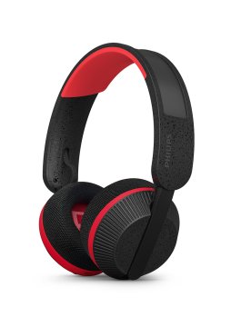 Philips 6000 series TAA6219BK/00 cuffia e auricolare Cuffie Wireless A Padiglione MUSICA Bluetooth Nero, Rosso