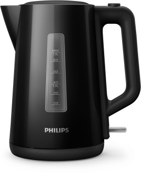 Philips 3000 series Series 3000 HD9318/20 Bollitore - 1,7 litri, formato famiglia, nero