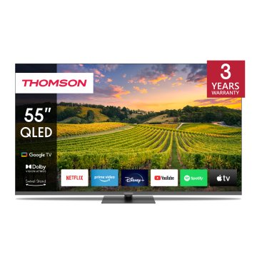 Thomson 55QG5C14 TV 139,7 cm (55") 4K Ultra HD Smart TV Wi-Fi Grigio