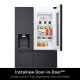 LG InstaView GSXE91EVAD Frigorifero Side-by-Side Door-in-Door, Classe D, 628L, Wi-Fi, Senza allaccio, UVnano, Black Steel 4