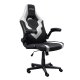 Trust GXT 703W RIYE Sedia per gaming universale Nero, Bianco 2