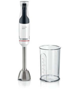 Bosch Serie 4 MSM4W410 frullatore Frullatore ad immersione 800 W Antracite, Bianco