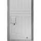 Haier Cube 83 Serie 3 Multidoor HCR3818ENMM ClasseE 467lt-Platino, Stainless steel 6