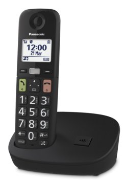 Panasonic KX-TGU110EXB telefono Telefono DECT Identificatore di chiamata Nero