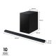 Samsung Soundbar HW-S700D/ZF Serie S, 7 Speaker, Wireless Dolby Atmos, Audio a 3.1 Canali, Q-Simphony, Compatibile con Alexa e Google Assistant, Black 2024 4