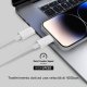 SBS Cavo braided type-c 4.0 grigio cavo USB USB4 Gen 3x2 1 m USB C Bianco 5