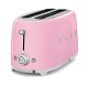 Smeg Tostapane 50's Style – Rosa LUCIDO 2x4 – TSF02PKEU 3