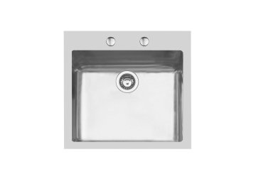 Foster KE Filotop 2265 050 Lavello montato su piano Rettangolare Acciaio inox