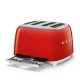 Smeg Tostapane 50's Style – Rosso LUCIDO 4x4 – TSF03RDEU 4