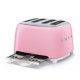 Smeg Tostapane 50's Style – Rosa LUCIDO 4x4 – TSF03PKEU 5