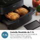 Philips Serie 1000 Airfryer con cestello flessibile/doppio, friggitrice ad aria da 7.1L, 10 metodi di cottura, App per ricette NA150/00 12