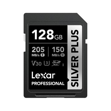 Lexar Professional ARGENTO PLUS 128 GB SDXC UHS-I Classe 3