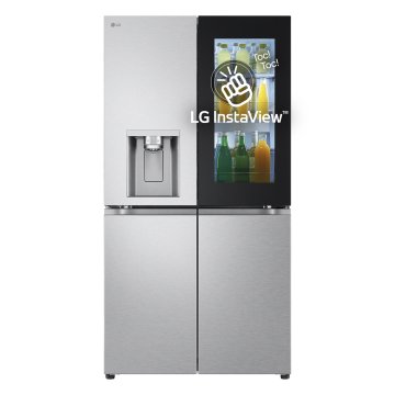 LG InstaView GMG960MBJE Frigorifero Multidoor , Classe E, 638L, Wi-Fi, UVnano, Acciaio