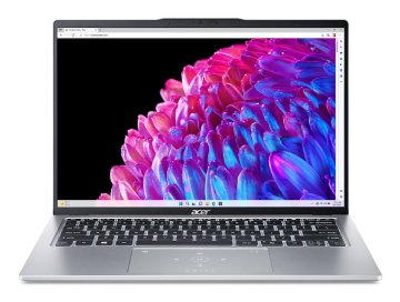 Acer SWIFT GO 14 SFG14-73-73TU Intel Core Ultra 7 155U Computer portatile 35,6 cm (14") 2.8K 16 GB DDR5-SDRAM 512 GB SSD Wi-Fi 6E (802.11ax) Windows 11 Home Italiano Argento