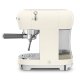 Smeg Macchina da Caffè Espresso Manuale 50's Style – Panna LUCIDO – ECF02CREU 5