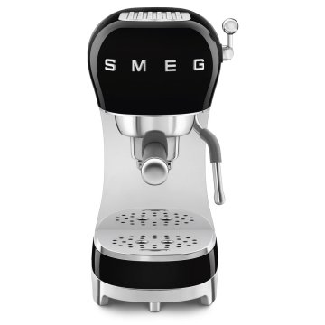 Smeg Macchina da Caffè Espresso Manuale 50's Style – Nero LUCIDO – ECF02BLEU