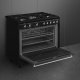 Smeg Concert CX91GMBL cucina Cucina freestanding Elettrico Gas Nero 6