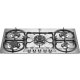 Bertazzoni La Germania P7101D9X/19 piano cottura Acciaio inox Da incasso 75 cm Gas 5 Fornello(i) 2