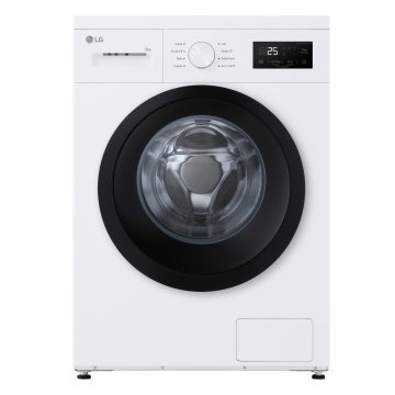 LG F4NA10S8NWK Lavatrice slim 8kg, Classe A, 1400 giri, Programma igiene con vapore, Top rimovibile, Bianco