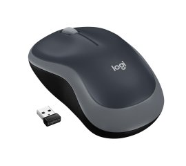 Logitech M185 Mouse Wireless, 2,4 GHz con Mini Ricevitore USB, Durata Batteria di 12 Mesi, Tracciamento Ottico 1000 DPI, Ambidestro, Compatibile con PC, Mac, Laptop