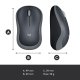 Logitech M185 Mouse Wireless, 2,4 GHz con Mini Ricevitore USB, Durata Batteria di 12 Mesi, Tracciamento Ottico 1000 DPI, Ambidestro, Compatibile con PC, Mac, Laptop 11