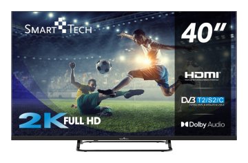 Smart-Tech 40FN01V3 TV 101,6 cm (40") Full HD Grigio 250 cd/m²