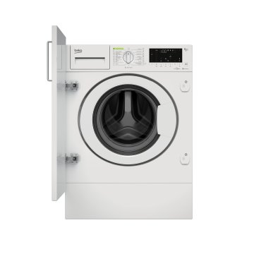 Beko HITV8736B0HT lavasciuga Da incasso Caricamento frontale Bianco D