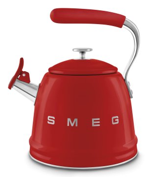 Smeg Bollitore con fischio 50's Style - Rosso LUCIDO - WKF01RD