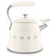 Smeg Bollitore con fischio 50's Style - Panna LUCIDO - WKF01CR 4